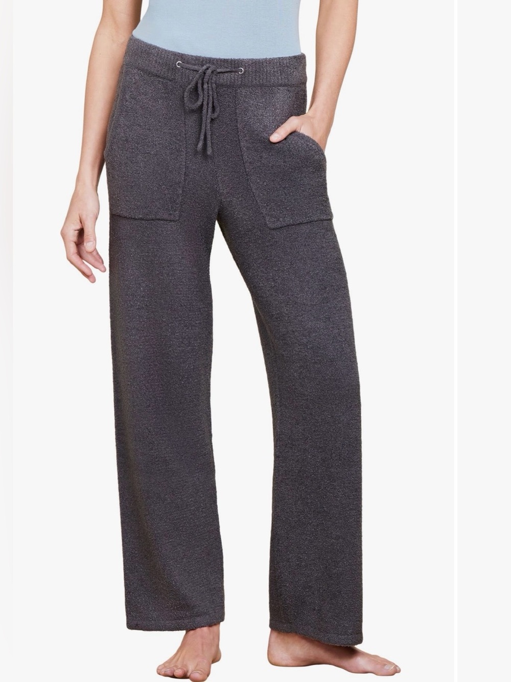 Barefoot Dreams Cozy Chic Lite High Waist Lounge Pants - Carbon NWT 💕